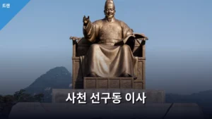 사천 선구동 이사 준비 가이드와 지역별 체크리스트